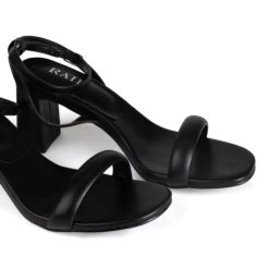 RAID Cossette Block Heeled Sandals In Black 11 RAID Cossette Block Heeled Sandals In Black -Chic Shoes Shop Cosette Black 5