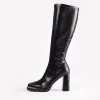RAID Daleyzaa Long Boot In Black Snake -Chic Shoes Shop Daleyzaa Black 4