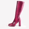 RAID Daleyzaa Long Boot In Pink Snake