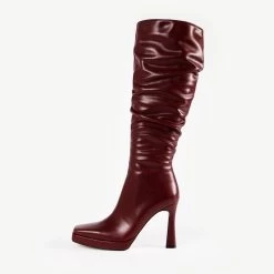 RAID Daniela Long Boot In Burgundy