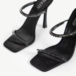 RAID Deena Heeled Mule In Black 10 RAID Deena Heeled Mule In Black -Chic Shoes Shop Deena Black 5