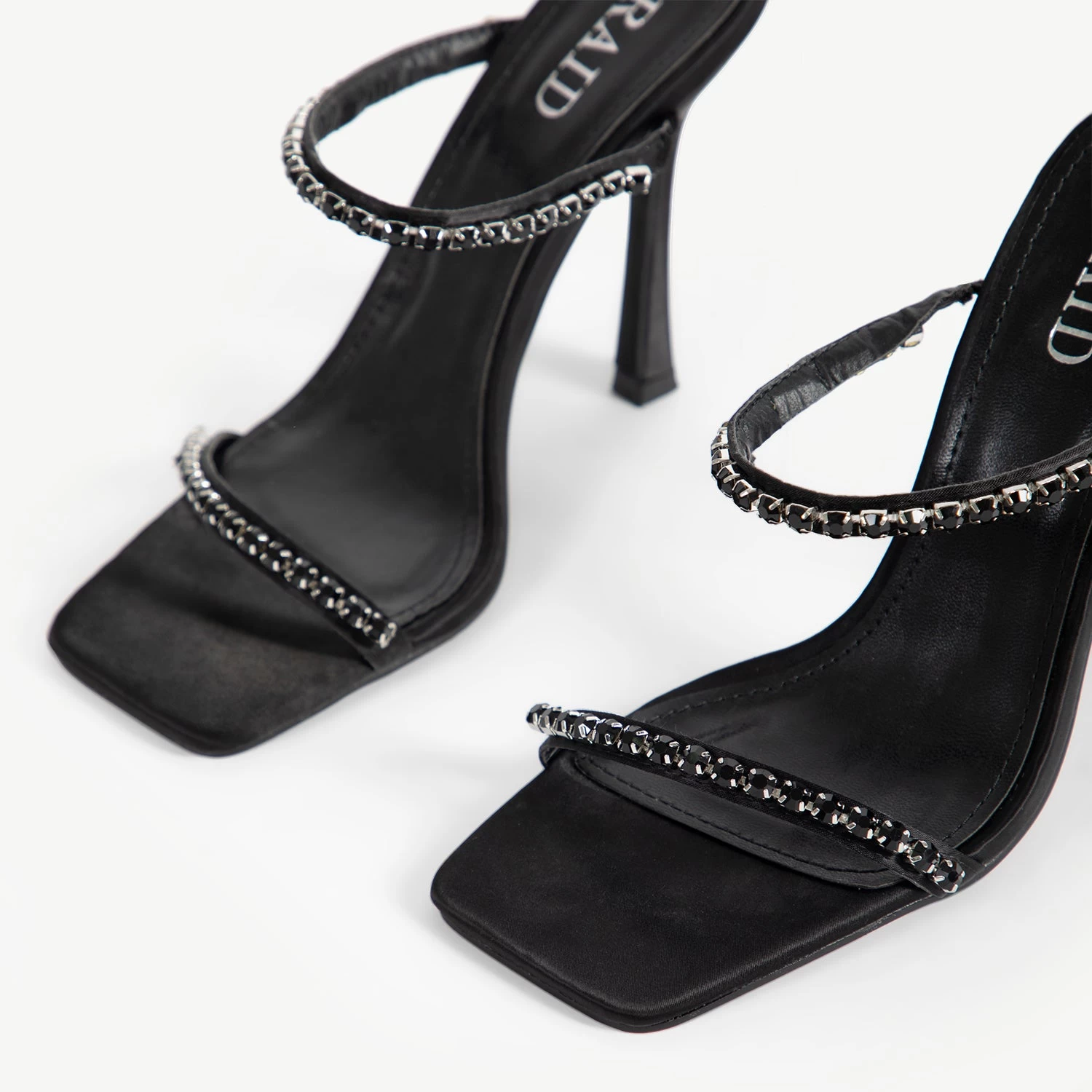 RAID Deena Heeled Mule In Black 6 RAID Deena Heeled Mule In Black - Image 4