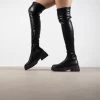 RAID Delia Over The Knee Boot In Black -Chic Shoes Shop Delia Black 1