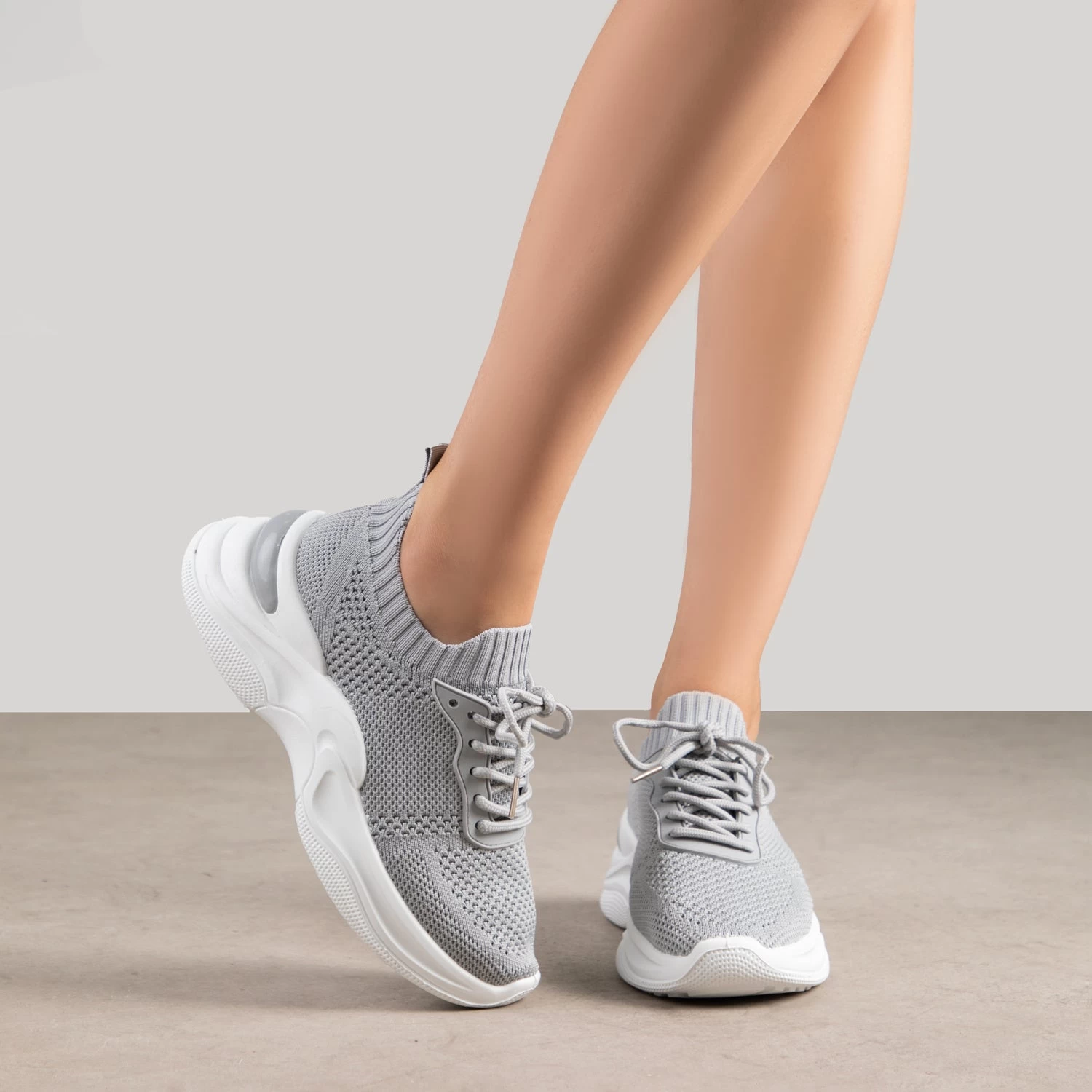 RAID Della Trainers In Grey 4 RAID Della Trainers In Grey - Image 2