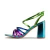 RAID Devika Strappy Sandal In Blue Multi 2 RAID Devika Strappy Sandal In Blue Multi -Chic Shoes Shop Devika Blue