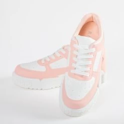 RAID Dexter Chunky Trainer In Pink -Chic Shoes Shop Dexter Pink 5