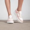 RAID Dexter Chunky Trainer In Pink -Chic Shoes Shop Dexter Pink White 3