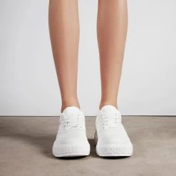 RAID Dexter Chunky Trainer In White -Chic Shoes Shop Dexter White 2