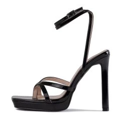 RAID Dimona Strappy Platform Heel In Black -Chic Shoes Shop Dimona Black 5