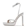 RAID Dimona Strappy Platform Heel In White -Chic Shoes Shop Dimona White 5 fba8965c 8c05 434b b287 9d1e630b1add