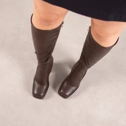 RAID Divina Long Boot In Brown -Chic Shoes Shop Divina Brown 2