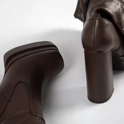 RAID Divina Long Boot In Brown -Chic Shoes Shop Divina Brown 4