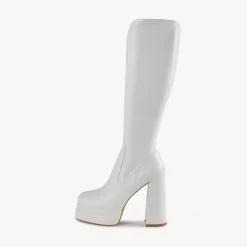 RAID Divina Long Boot In White