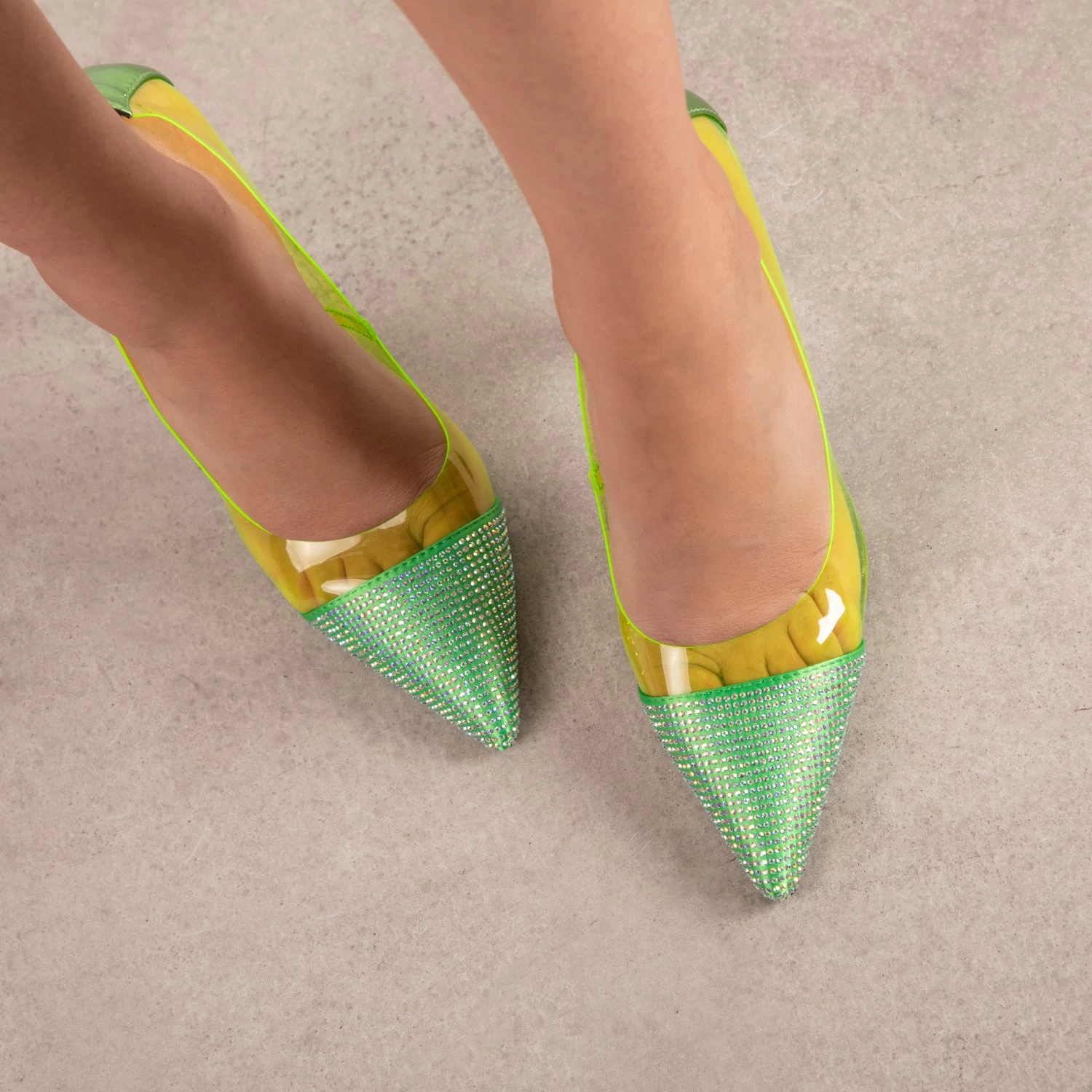 RAID Edenn Court Heel In Green 5 RAID Edenn Court Heel In Green - Image 3