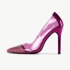 RAID Edenn Court Heel In Fuchsia Pink -Chic Shoes Shop Edenn Pink 5