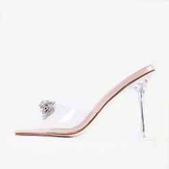 RAID Ediva Heeled Mule In Nude -Chic Shoes Shop Ediva Nude 5