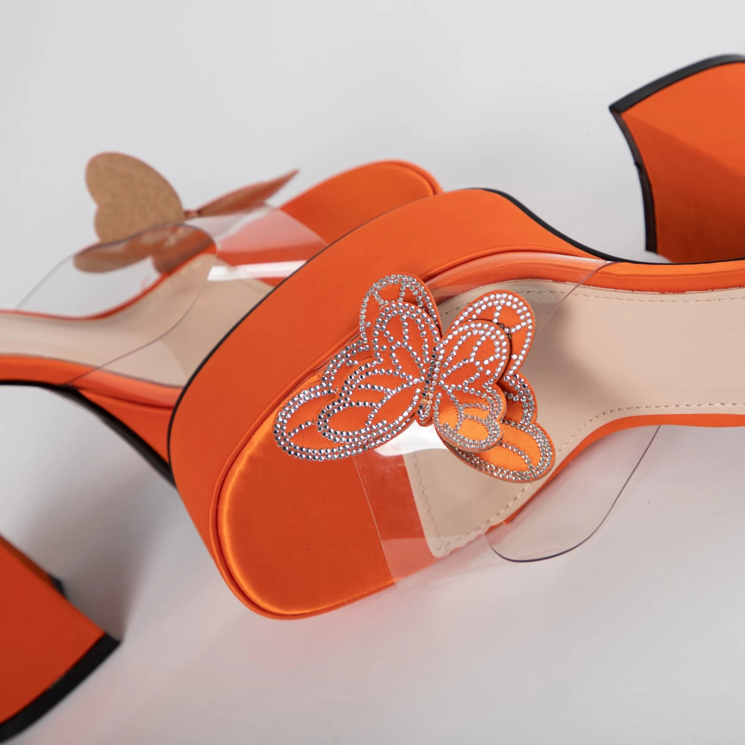 RAID Elizah Platform Butterfly Heel In Orange 7 RAID Elizah Platform Butterfly Heel In Orange - Image 5