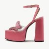RAID Elizah Platform Butterfly Heel In Pink -Chic Shoes Shop Elizah Pink 5