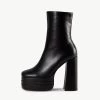 RAID Emely Platform Ankle Boot In Black -Chic Shoes Shop Emely Black 4