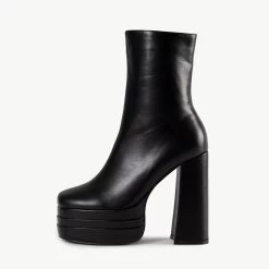 RAID Emely Platform Ankle Boot In Black
