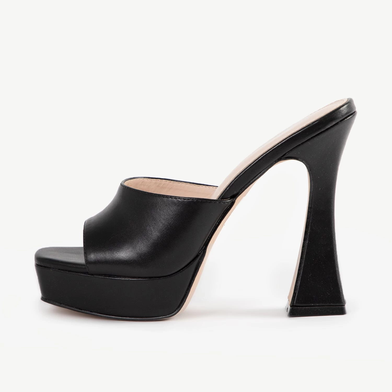 RAID Estee Platform Mule In Black Pu 3 RAID Estee Platform Mule In Black Pu