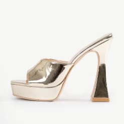 RAID Estee Platform Mule In Gold