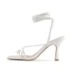 RAID Fane Lace-up Heeled Sandal In White Patent -Chic Shoes Shop Fane White 5 09b1dea1 4551 40e3 b4b1 f38dcd5aca25
