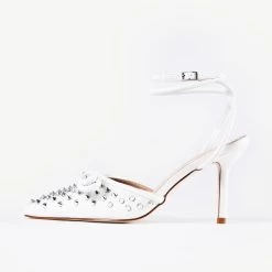 RAID Fawzia Heeled Pump In White