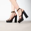 RAID Fia Platform Heel In Black 2 RAID Fia Platform Heel In Black -Chic Shoes Shop Fia Black 1