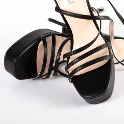 RAID Fia Platform Heel In Black -Chic Shoes Shop Fia Black 5