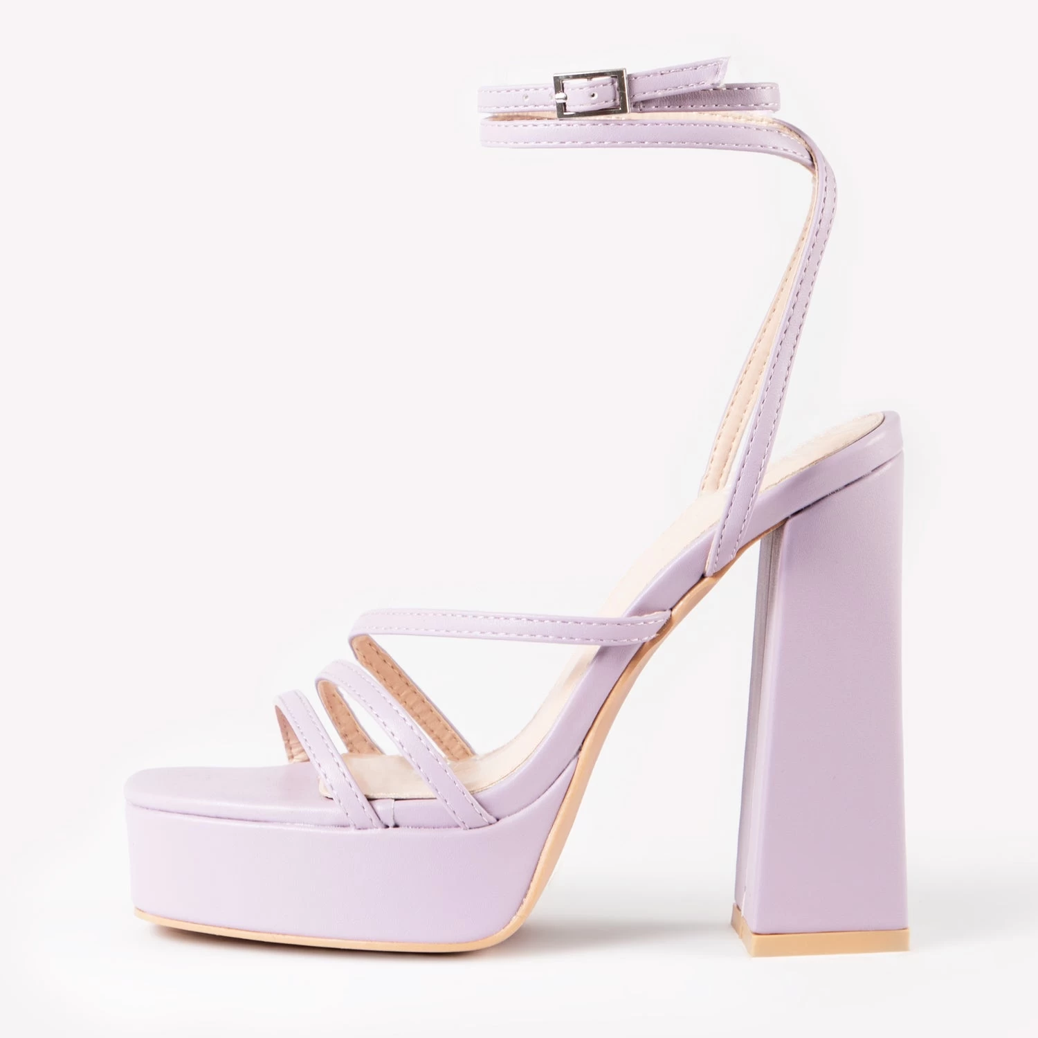 RAID Fia Platform Heel In Lilac 7 RAID Fia Platform Heel In Lilac - Image 5