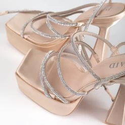 RAID Fiora Platform Heel In Nude -Chic Shoes Shop Fiora Nude 4