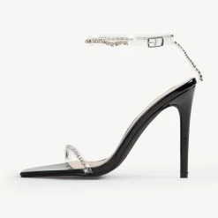 BEBO Fortune Strappy Heel In Black -Chic Shoes Shop Fortune Black 4