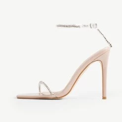 BEBO Fortune Strappy Heel In Nude -Chic Shoes Shop Fortune Nude 4