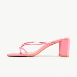 RAID Freddy Heeled Mule In Fuchsia -Chic Shoes Shop Freddy Fuchsia 4