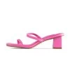 RAID Frieda Block Heeled Mule In Pink -Chic Shoes Shop Frieda Pink