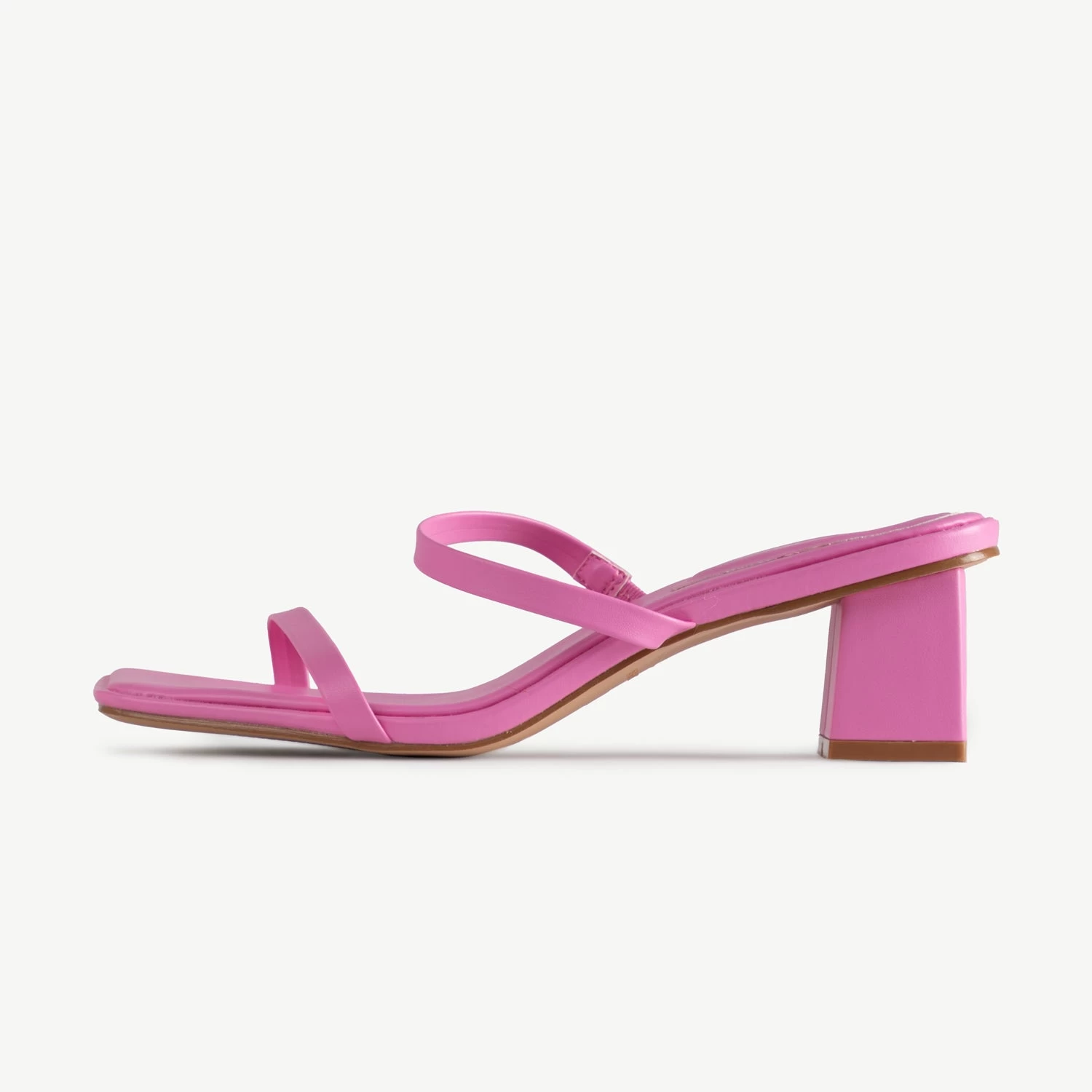 RAID Frieda Block Heeled Mule In Pink 8 RAID Frieda Block Heeled Mule In Pink - Image 6