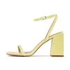 RAID Garry Block Heel Sandal In Lime Patent -Chic Shoes Shop Garry Yellow 5 9ae98476 76d7 4750 9dc8 d48049cc551c