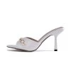 RAID Gloria Heeled Mule In White -Chic Shoes Shop Gloria White 5 6b6c8e4f 9b3f 4489 ac0c 55c480f1c104