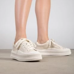 Raid Hatty Chunky Trainer In Beige -Chic Shoes Shop Hatty Nude 3