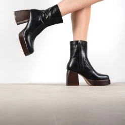 RAID Henna Ankle Boot In Black -Chic Shoes Shop Henna Black 3