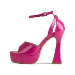 RAID Hope Platform Heels In Pink Patent -Chic Shoes Shop Hope Pink 5 6eaddfbd 38aa 4ad1 ade5 1468c7397c6e