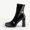 RAID Hunter Ankle Boot In Black Patent
