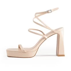 RAID Idana Platform Sandal In Nude 13 RAID Idana Platform Sandal In Nude -Chic Shoes Shop Idana Nude 1