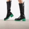RAID Jadon Long Boot In Green 2 RAID Jadon Long Boot In Green -Chic Shoes Shop Jadon Black Green 1 5250ab1e 1854 45c9 a37c 0cd056dfcbbf
