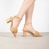 RAID Jaelyn Block Heel Sandal In Nude 1 RAID Jaelyn Block Heel Sandal In Nude -Chic Shoes Shop Jaelyn Beige 3