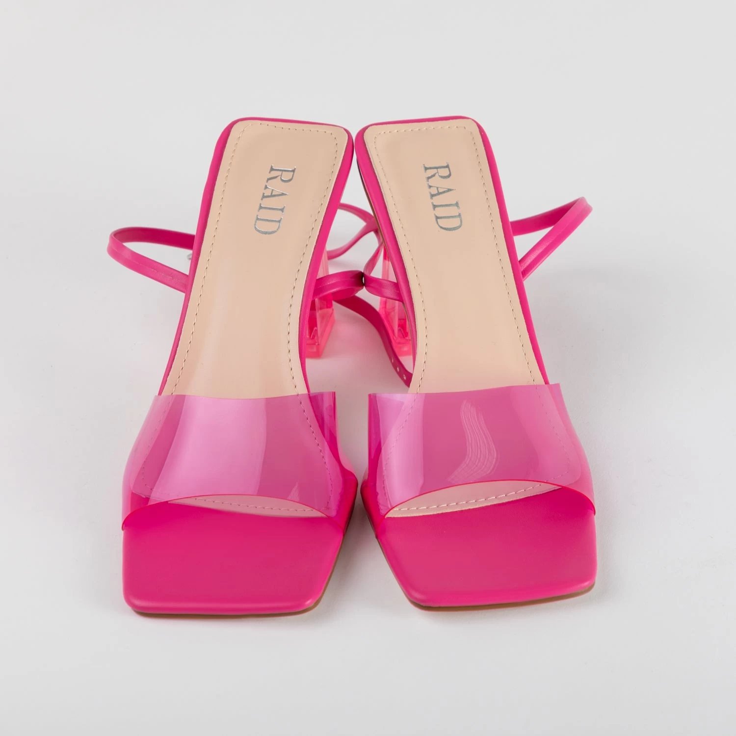 RAID Jane Perspex Heels In Pink 7 RAID Jane Perspex Heels In Pink - Image 5