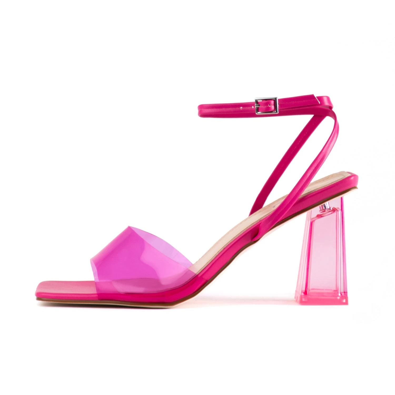 RAID Jane Perspex Heels In Pink 8 RAID Jane Perspex Heels In Pink - Image 6