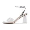 RAID Jane Perspex Heels In Silver