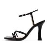 RAID Jennie Strappy Heel In Black 1 RAID Jennie Strappy Heel In Black -Chic Shoes Shop Jennie Black